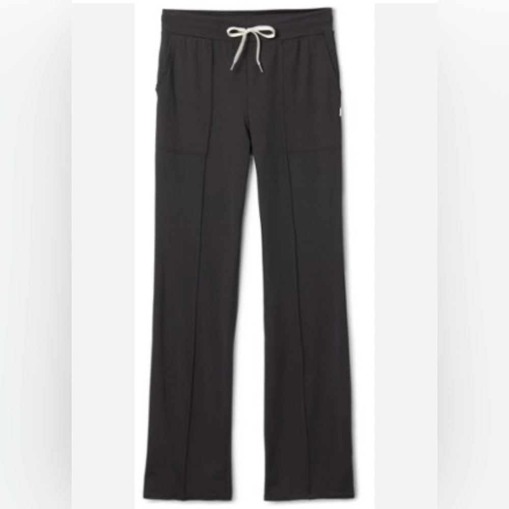 Vuori Black Essential Wide Halo Drawstring Pants XS